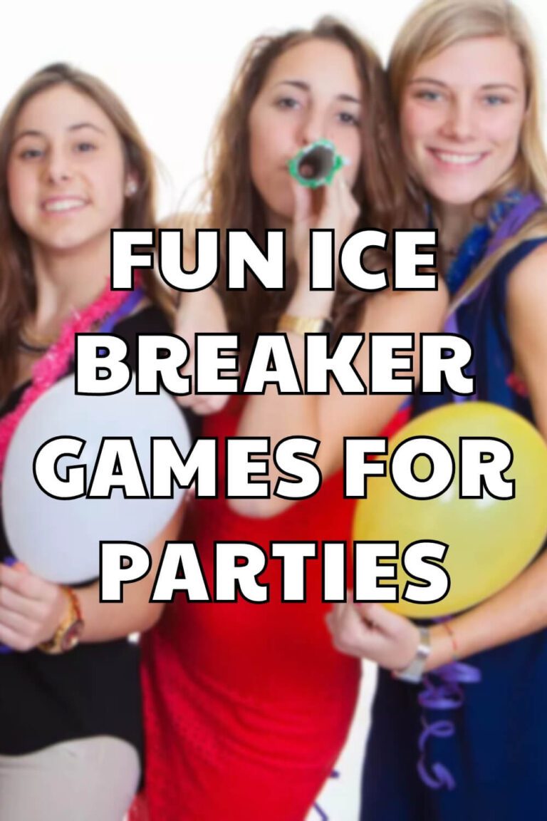 FUN Ice Breaker Games for Parties