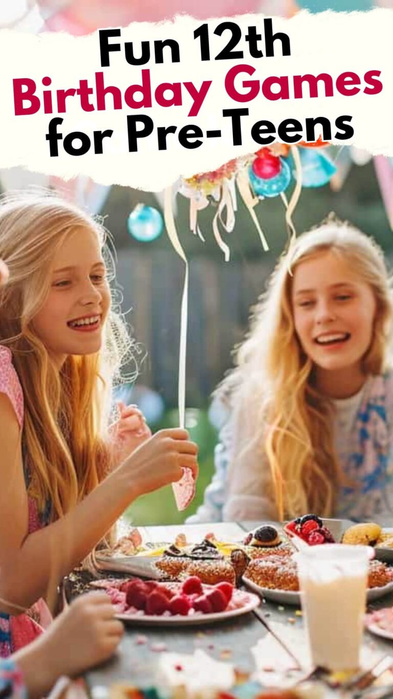 Fun 12th Birthday Games for Pre-Teens