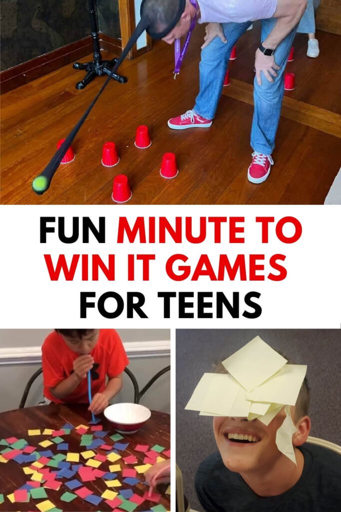Fun Minute to Win It Games for Teens