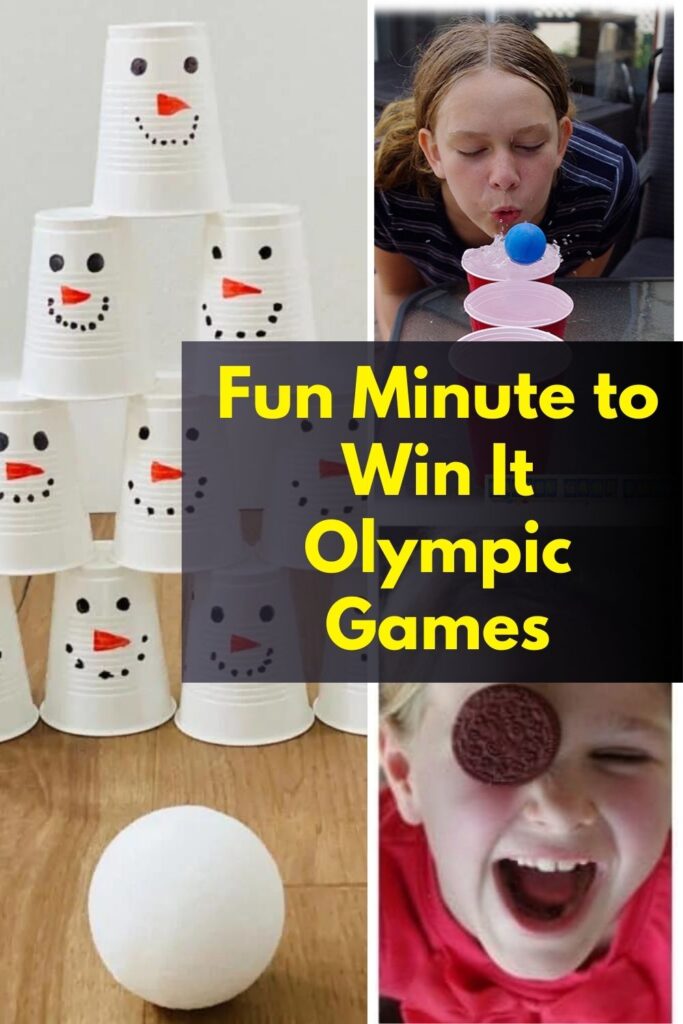Fun Minute to Win It Olympic Games