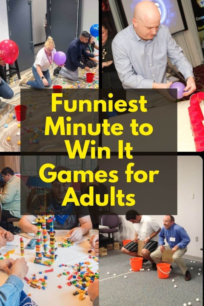 Funniest Minute to Win It Games for Adults