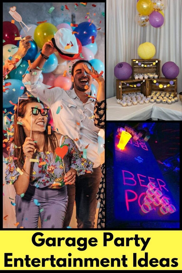 Garage Party Entertainment Ideas