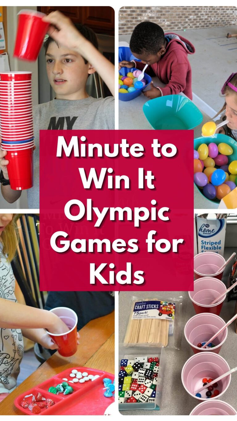 Minute to Win It Olympic Games for Kids