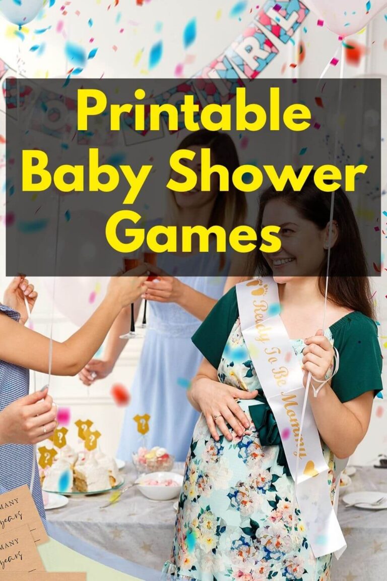 Printable Baby Shower Games