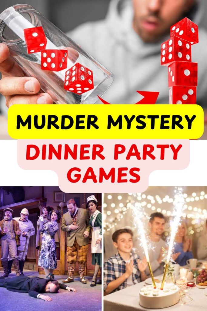Murder mystery Dinner Party Games