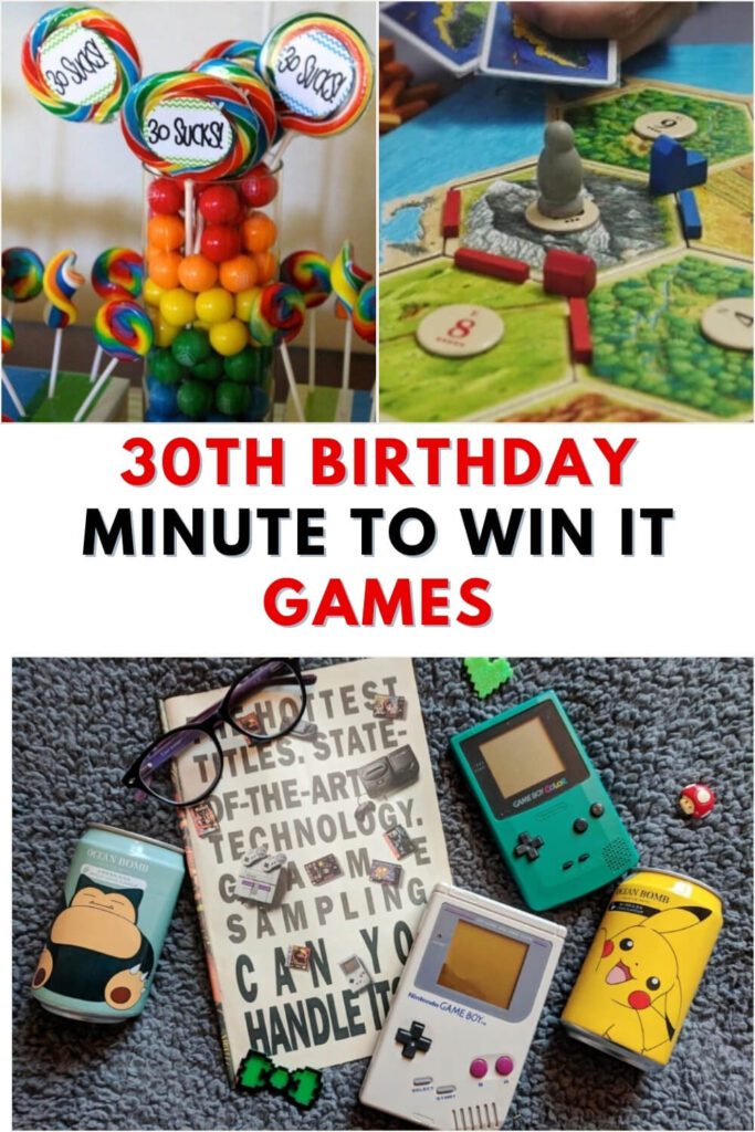 30th Birthday Minute to Win It Games