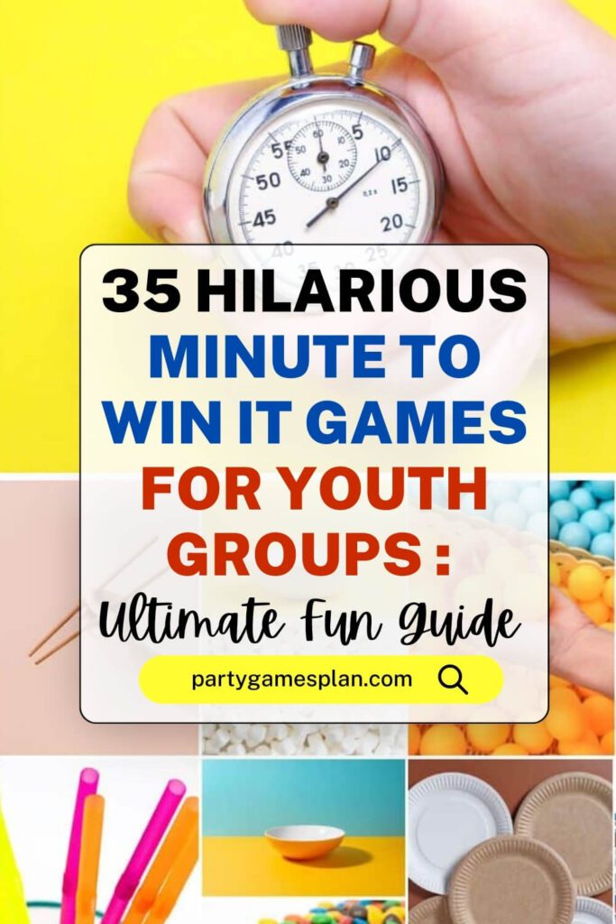 35 Hilarious Minute To Win It Games for Youth Groups