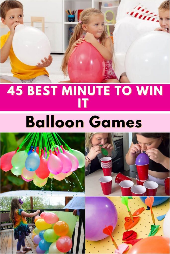 45 Best Minute to Win it Balloon Games