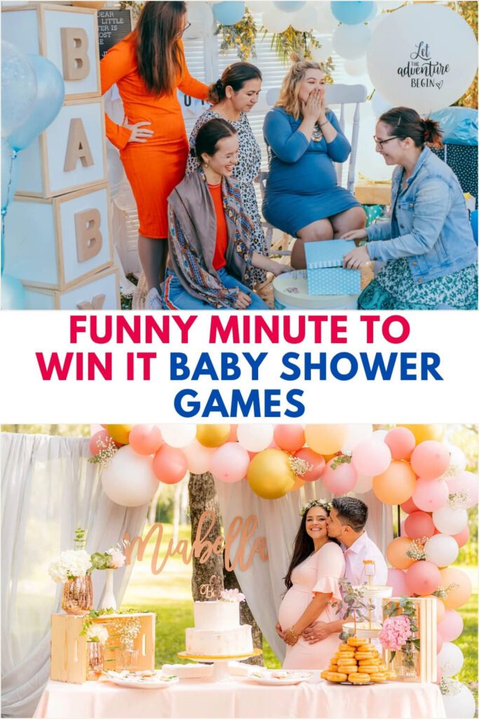 Funny Minute to Win It Baby Shower Games