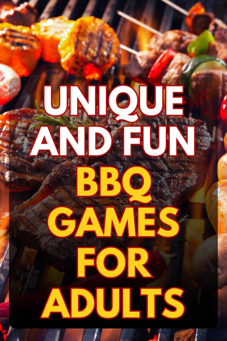 Unique and Fun BBQ Games for Adults