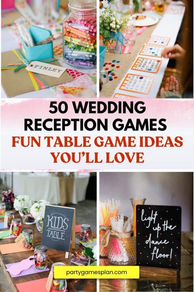 50 Wedding Reception Games Fun Table Game Ideas You’ll Love