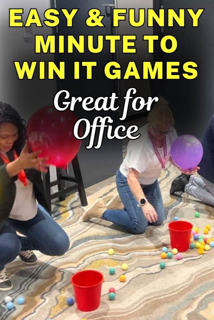 EASY & FUNNY Minute to Win It Games Great for Office