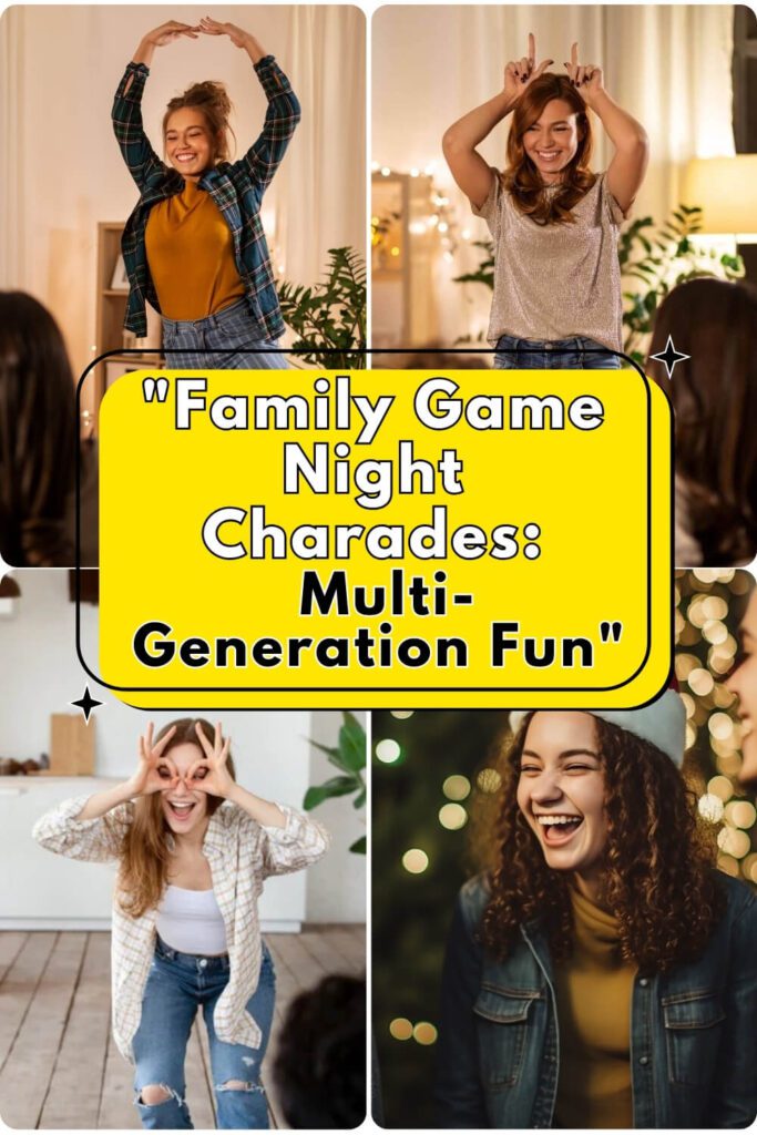 Family Game Night Charades_ Multi-Generation Fun