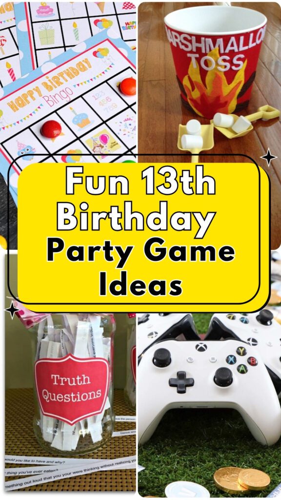 Fun 13th Birthday Party Game Ideas