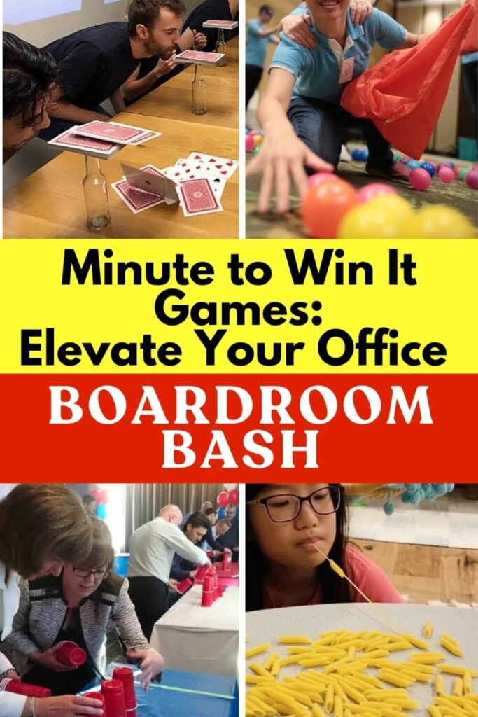 Minute to Win It Games_ Elevate Your Office Boardroom Bash