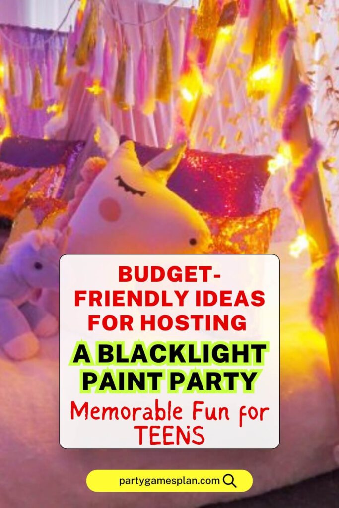 Budget-Friendly Ideas for Hosting a Blacklight Paint Party - Memorable Fun for TEENS (1)