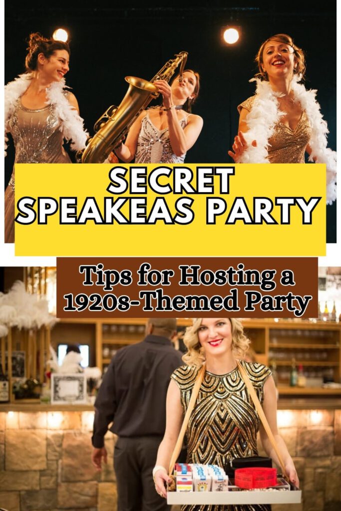 Secret Speakeas Party - Tips for Hosting a Speakeasy Party