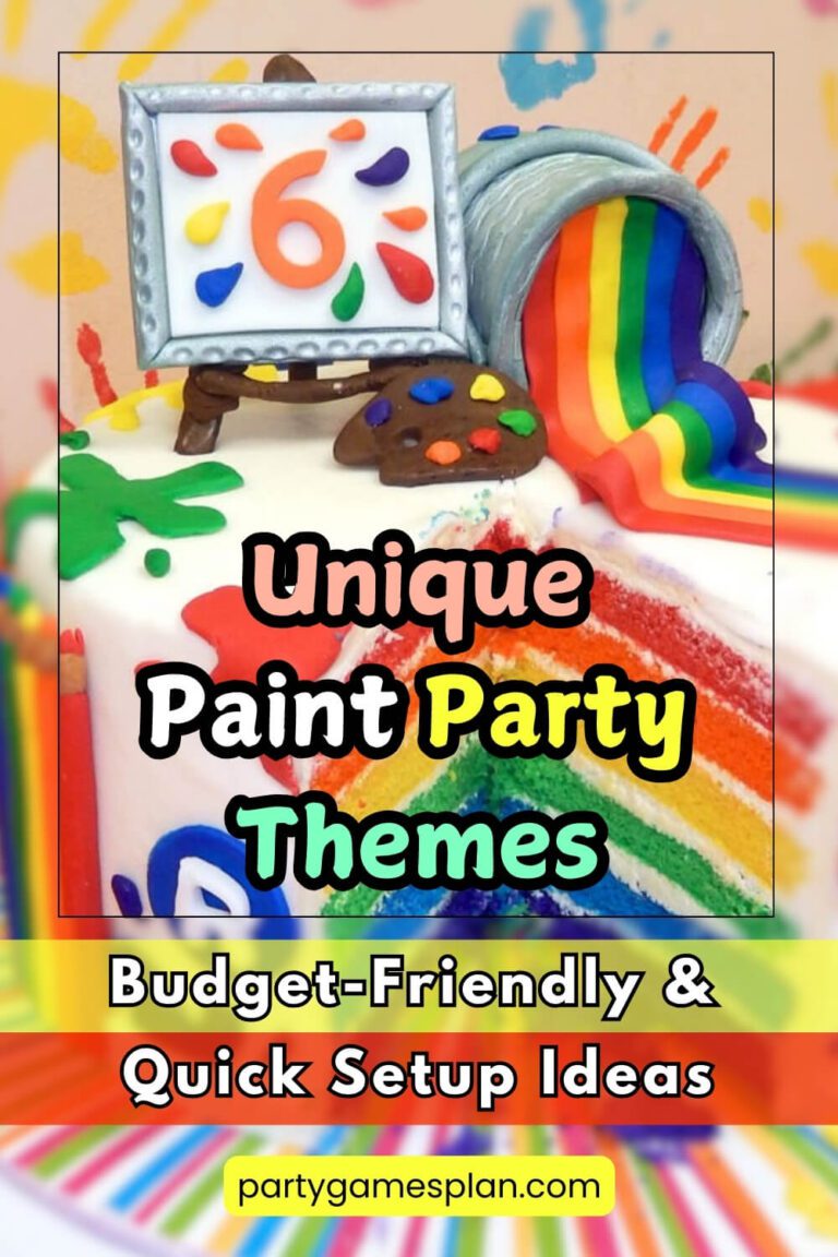 Unique Paint Party Themes Budget-Friendly & Quick Setup Ideas