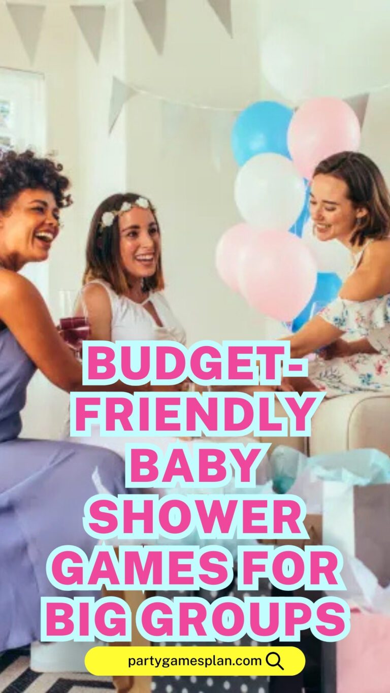 Budget-Friendly Baby Shower Games for Big Groups