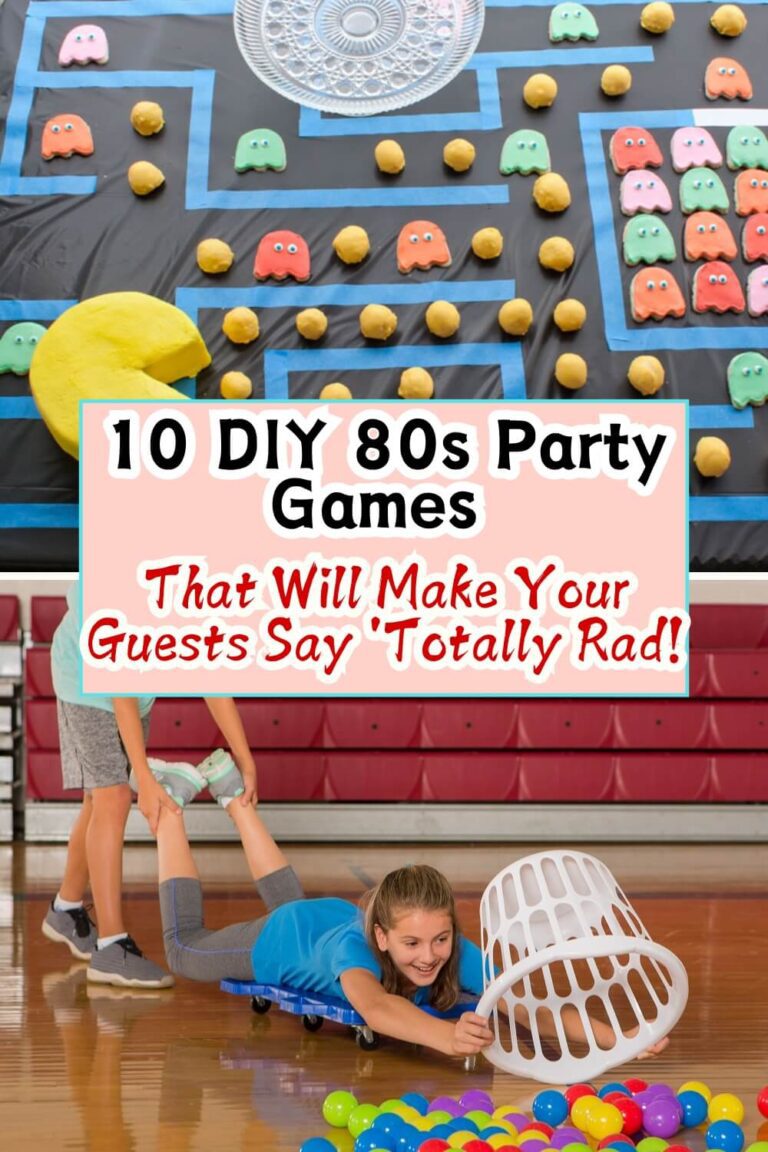 10 Ultimate DIY 80s-Themed Games for Your Next Party