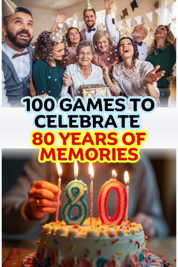 100 GAMES TO CELEBRATE 80 YEARS OF MEMORIES