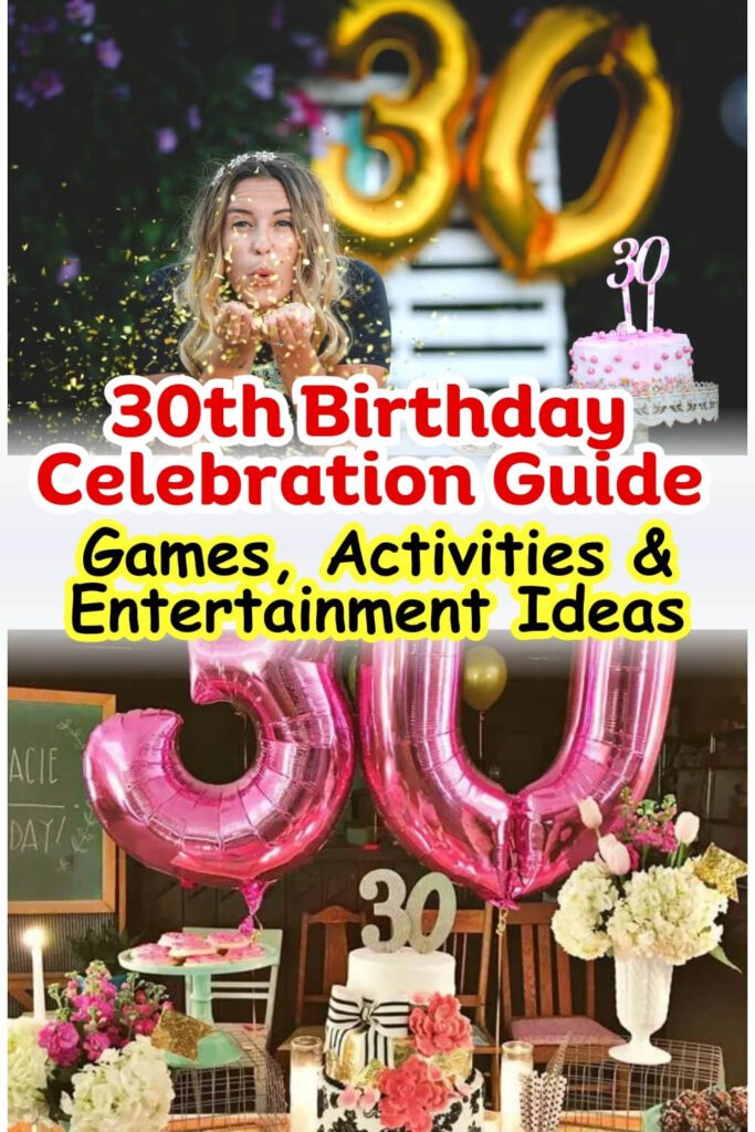 30th Birthday Celebration Guide _ Games, Activities & Entertainment Ideas