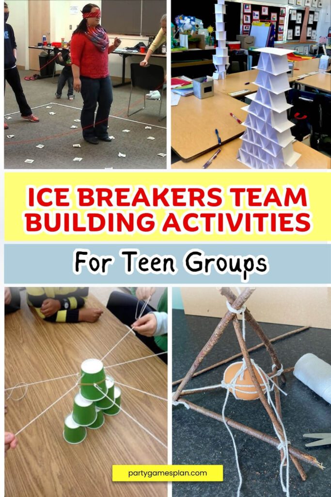 Ice breakers Team Building Activities For Teen Groups