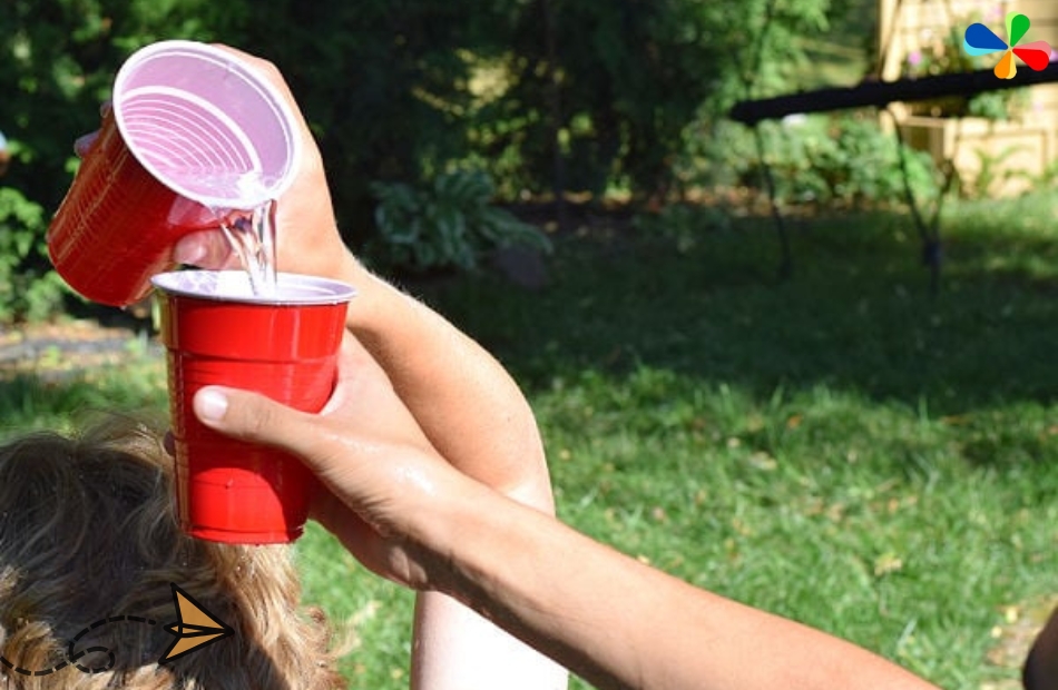 Pass the Water Game_ Fun Summer Relay Race