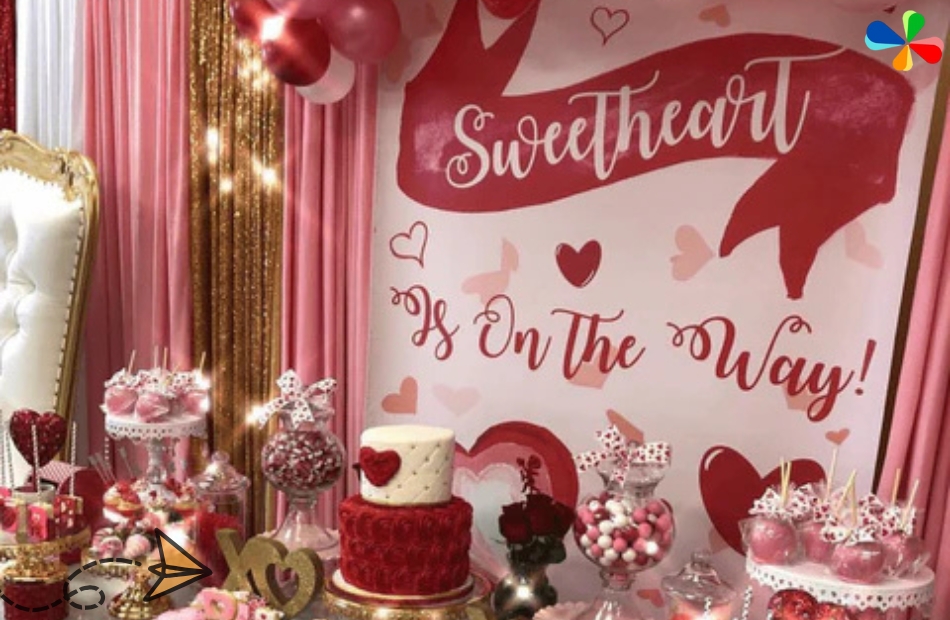 Sweet Valentine&rsquo;s Baby Shower