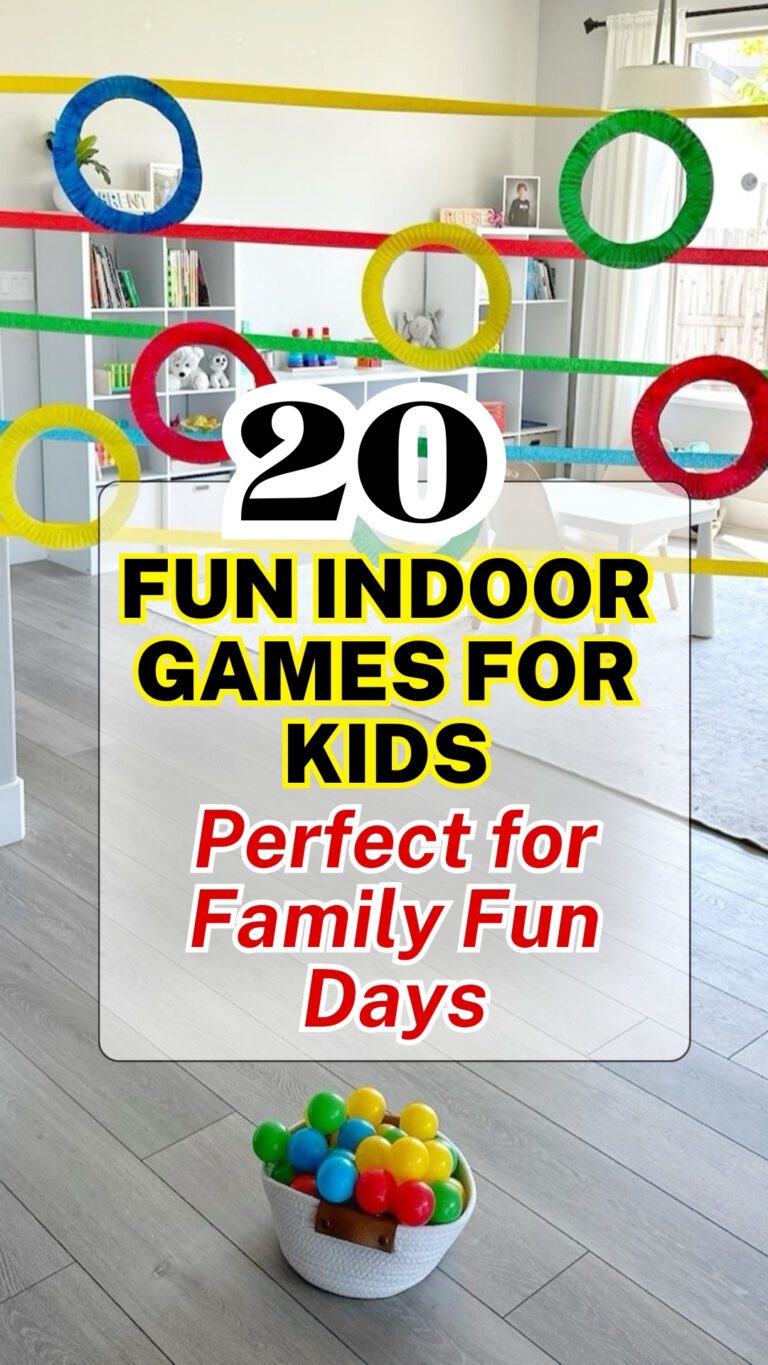 20 Fun Indoor Games For Kids That Will Keep The Whole Family Entertained