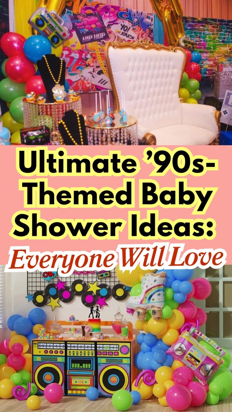 30 Ultimate ’90s-Themed Baby Shower Ideas_ Everything You Need for a Fresh Prince-Worthy Party