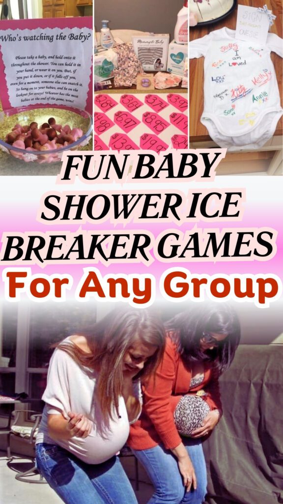 Fun Baby Shower Ice Breaker Games for Any Group