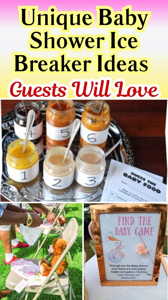 Unique Baby Shower Ice Breaker Ideas Guests Will Love